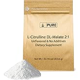 Pure Original Ingredients L-Citrulline DL-Malate Supplement Powder, Vegetarian, Lab-Verified