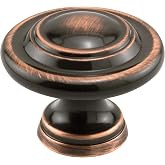 Prime-Line N 7385 Bi-Fold Door Knob, Wide Base &amp; Large Diameter Door Knob For Easy Gripping, Replace Old or Unsightly Knobs, 1-11/16 in. Outside Diameter, Diecast, Classic Bronze (Single Pack)