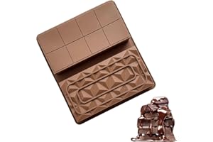 Chocolate Tablet Mould – Silicone Mould for Candles, for Making Ice Cream and Candies for Children and Adults, Parties, Birth