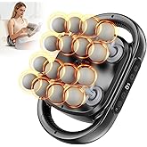 Beyn New 16-Head Massage Gun Set - 16 Gray Heads Included, 30 Speed Levels, Deep Tissue Massage for Back/Leg/Foot Muscle Relaxation, Portable Design