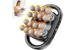 Beyn New 16-Head Massage Gun Set - 16 Gray Heads Included, 30 Speed Levels, Deep Tissue Massage for Back/Leg/Foot Muscle Relaxation, Portable Design