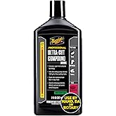Meguiar's Mirror Glaze M105 Ultra-Cut Compound, Car Rubbing Compound for Removing Scratches and Heavy Swirls While Adding Shi