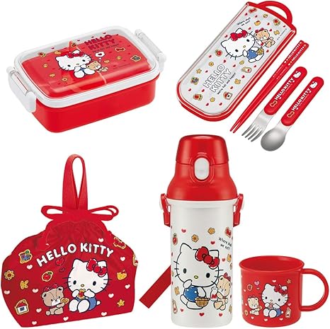 Amazon スケーター ハローキティ クッキー 弁当箱 ランチ 5点セット サンリオ 弁当箱 オンライン通販