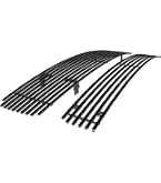 Parrilla De Billete Negra Para Nissan Maxima 2009-2014 | 2 Piezas De Acero Inoxidable | Grilleworld N87774H