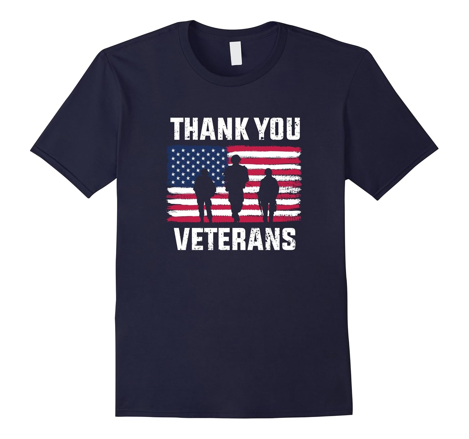 American Flag Tshirt Thank You Veterans - Veterans day Tees-ANZ