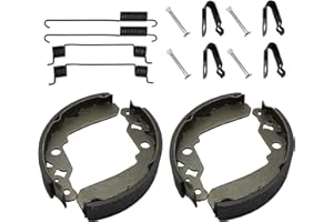 JAVIK Rear Brake Shoes Springs Pins for Kawasaki Mule 500 520 550 600 610 SX KAF300 KAF400