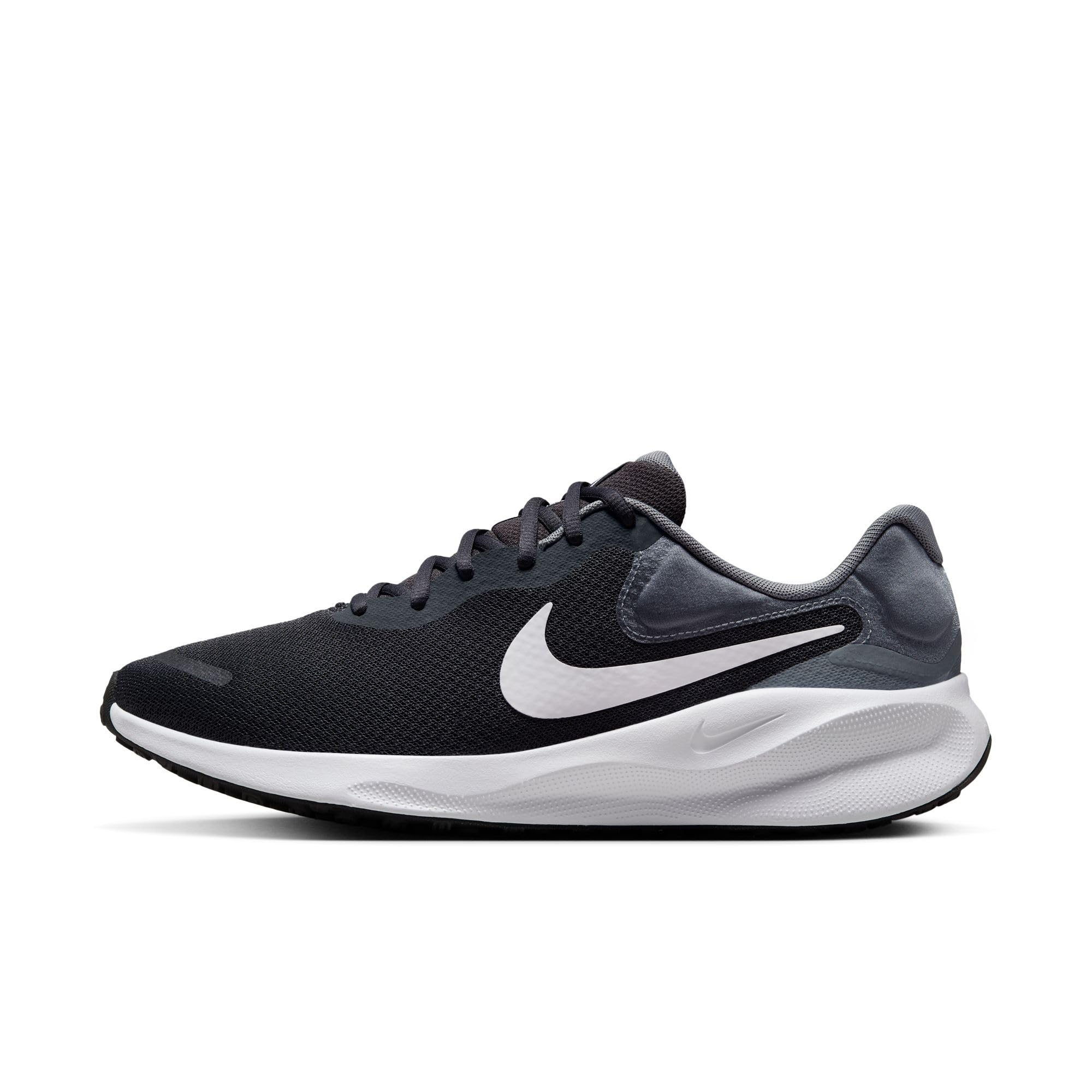 Nike Revolution 7 Women's Road Running Shoe FB2208, Anthracite White Cool Grey Black, 9 US Image