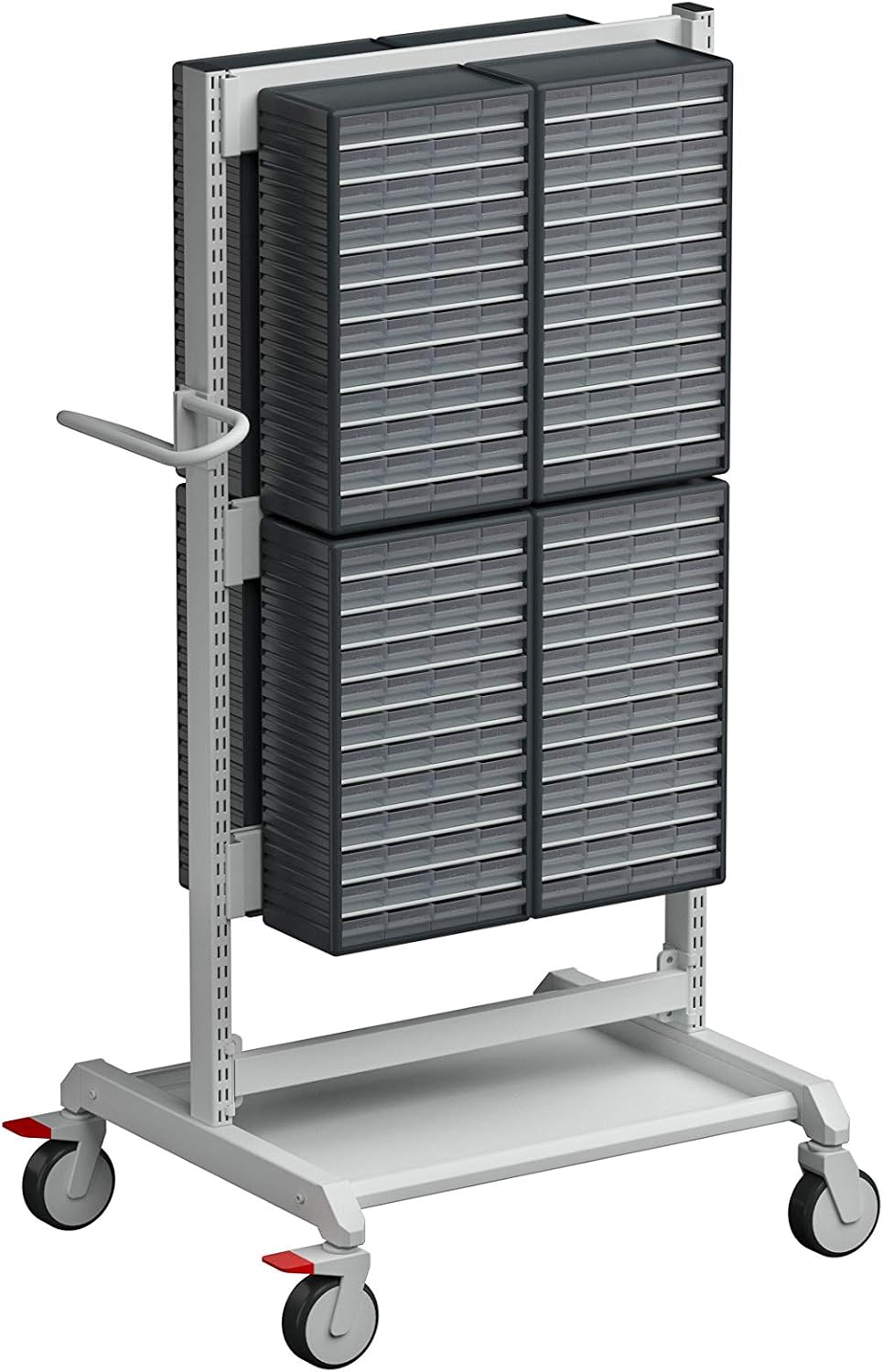 Treston 554-3 Small Parts Magazine with 24 Individual Drawers TRESTON, Frame Size: 31.0 x 55.0 x 18, Crystal Clear - Image 5