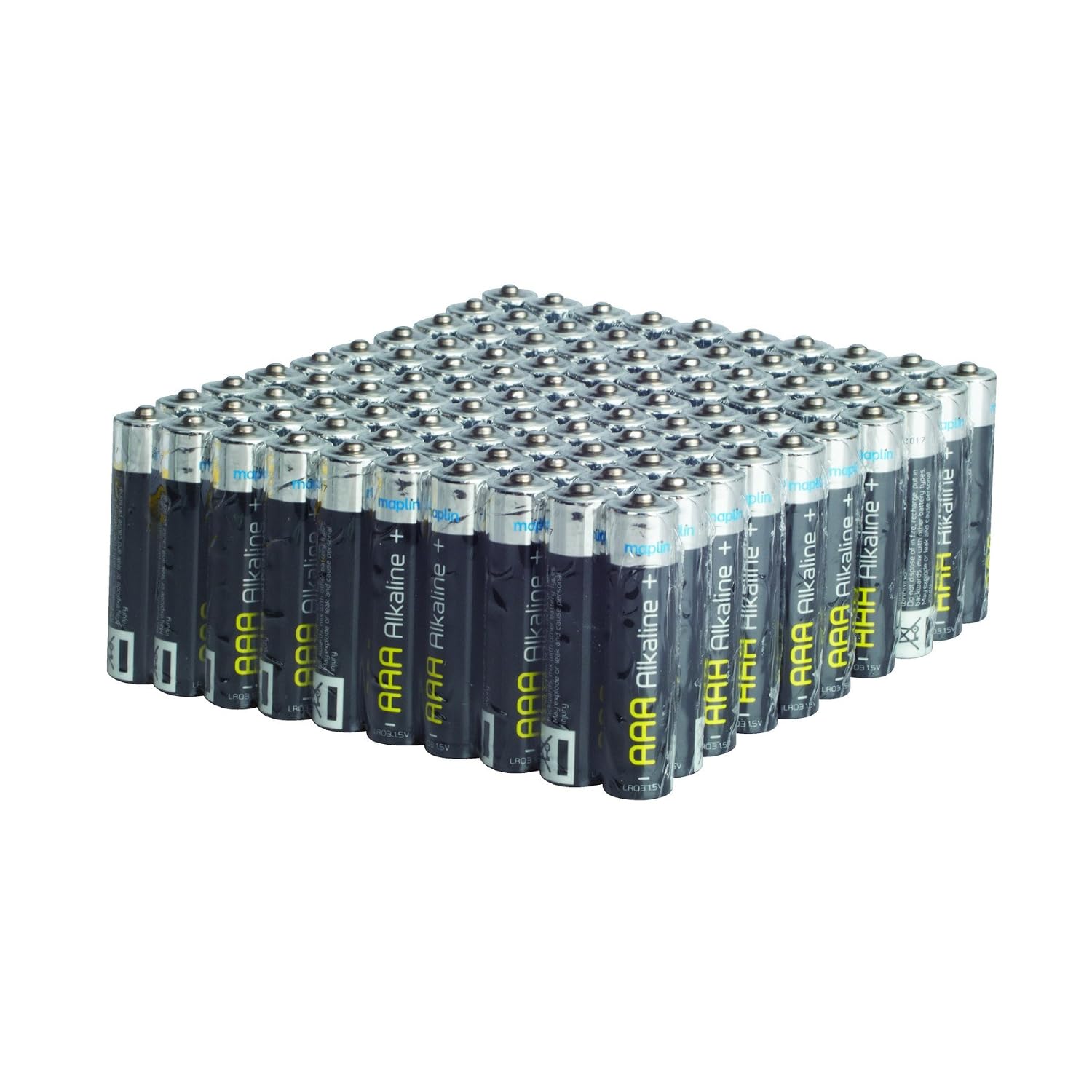 100 x AAA Battery Pack Maplin Extra Long Life Alkaline Amazon.co.uk