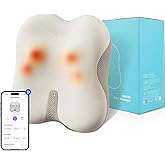 arboleaf Back Massager for Pain Relief Deep Tissue, Bluetooth App Control, Shiatsu Neck Shoulder Massager with Heat, Cordless Portable for Chair Car Office Home