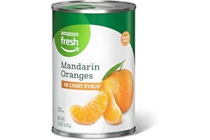Amazon Fresh, Mandarin Oranges In Light Syrup, 15 Oz (Previously Happy Belly, Packaging May Vary)