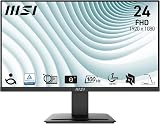 MSI PRO MP2412 23.8" Full HD Office Monitor 100Hz VA HDMI DP VESA Mountable