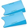 Jamm Door Stopper | Door Stop Wedge Holds Doors Open in Both Directions | Premium Non Rubber Non Slip Hardware | Standard Size | Pacific Blue - 2 Pack