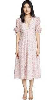 ollie organza midi dress