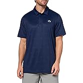 Lacoste Men's Regular Fit UV Protect Golf Polo Shirt, Navy Blue/Navy Blue/France Blue, Large