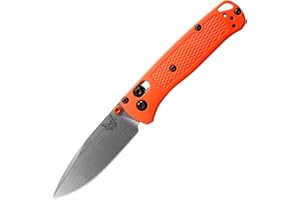 Benchmade - Mini Bugout 533 Folding Knife with Orange Grivory Handle (533)