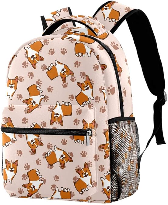 Cartoon Dogs Casual School Bag Daypack Travel