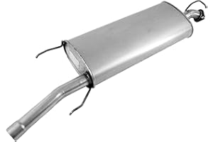 Walker Quiet-Flow SS 55544 Direct Fit Exhaust Muffler Assembly 2.375" Inlet (ID) 2.25" Outlet (OD) for Toyota RAV4