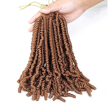 Amazon Com Vetyes Pre Twisted Spring Twist Hair For Crochet 10