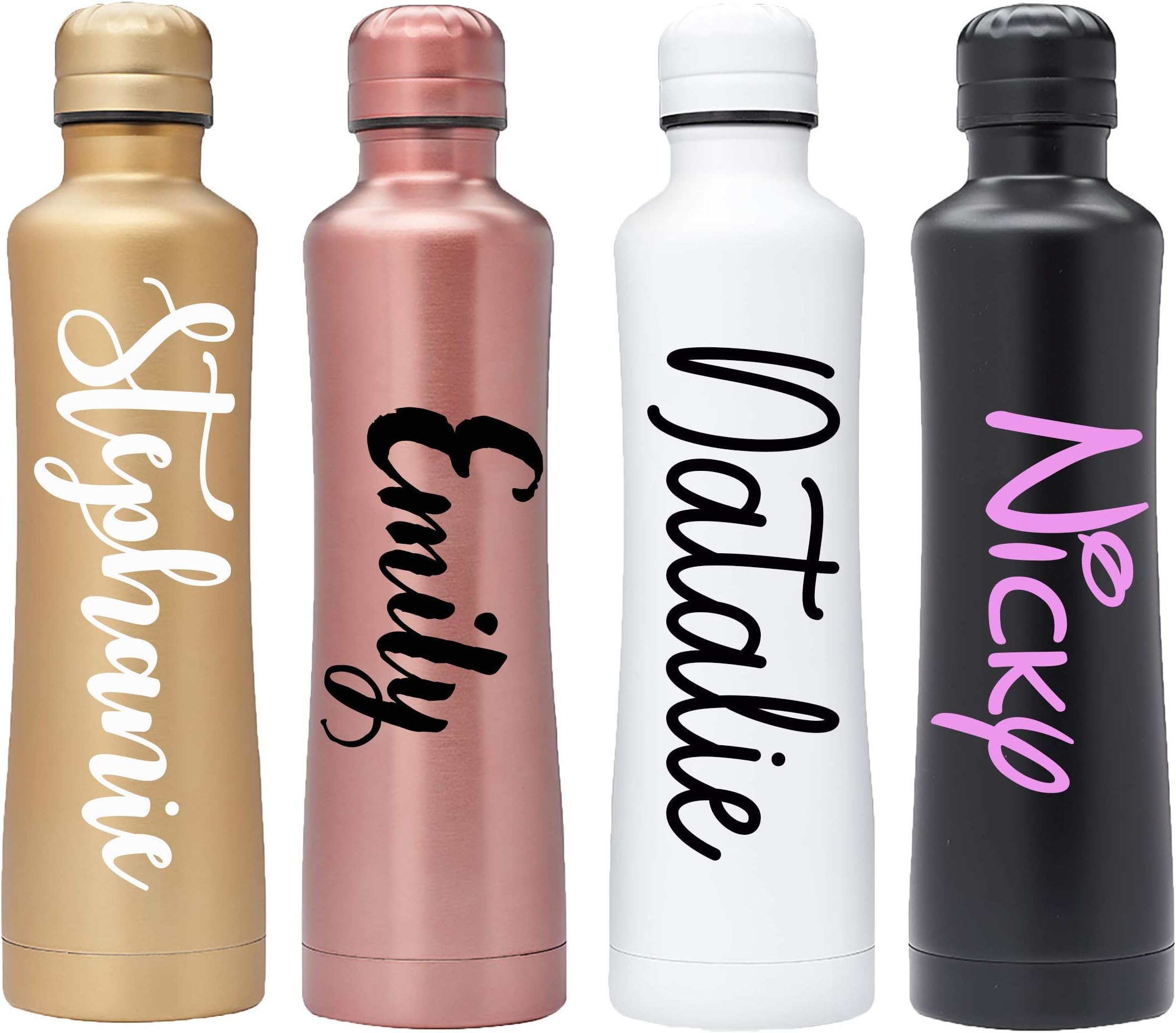 Personalized Water Bottle/Custom Insulated Drinking Bottle/Bridesmaid Gift