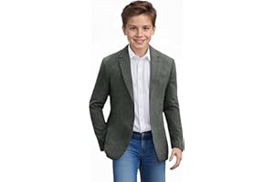 SZZMMER Boys Blazer Lightweight Sport Coat Formal Wedding Kids Jacket for Boy Summer Casual Jacket