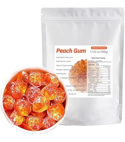 Amazon.com : Wild Natural Tao Jiao Peach Resin Gum 桃胶 1 LB