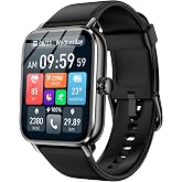 Smart Watches for Men Women with Alexa Built-in, Bluetooth Call, 1.85" HD Touchscreen, 120+ Sport Modes, IP68 Waterproof, 7-D