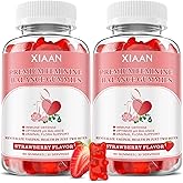 XIAAN Feminine Balance Gummies for Women, 2 Pack Premium Feminine Balance Gummies Support PH Balance & Vaginal Health, Vegan, Gluten-Free, Strawberry Flavor
