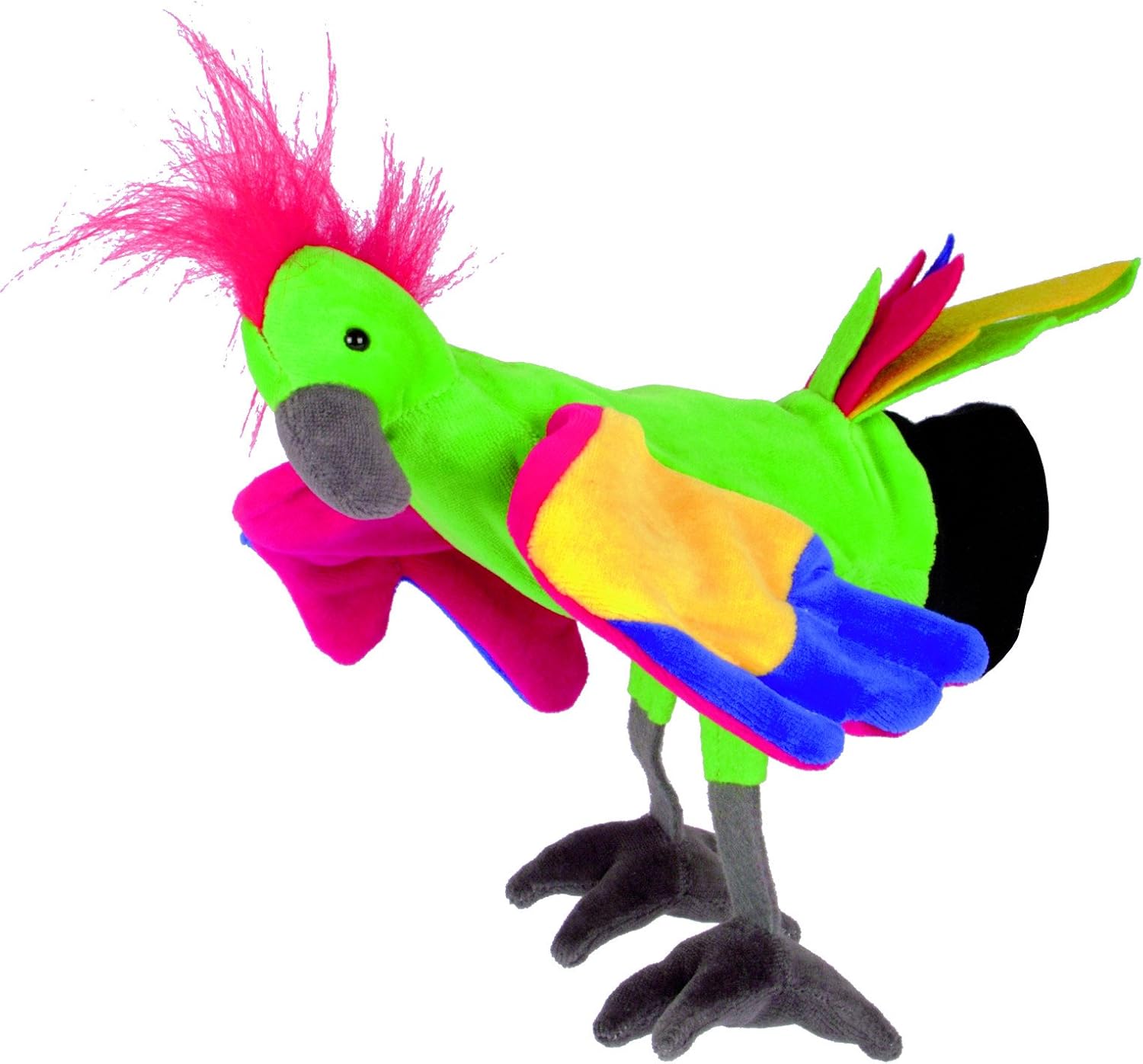 parrot hand puppet