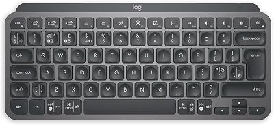 Logitech MX Keys Mini Keyboard Graphite Bluetooth Backlit UK Layout