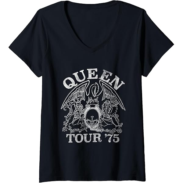 Amazon.com: Official Queen 1974 T-Shirt : Clothing, Shoes & Jewelry