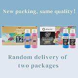 Artecho Metallic Acrylic Paint Set 12 Colors 2 oz 59 ml for Various Surfaces view 2