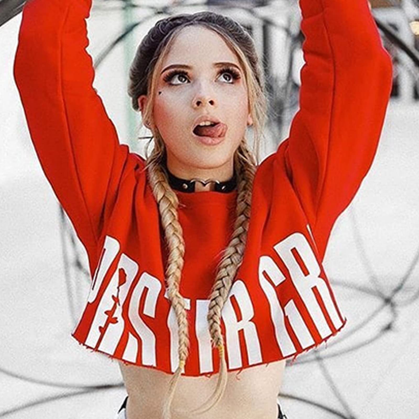 Golden White Blonde Braided Wigs for Women Double Braids Long Synthetic Lace Front Wig with Baby Hair Dark Roots Cheap Glueless Heat Resistant Fiber Hair Wig for Party Cosplay Wig 22inch