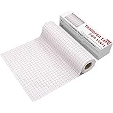 YRYM HT Clear Vinyl Transfer Paper Tape Roll-12 x 50 FT w/Alignment Grid Application Tape for Silhouette Cameo, Cricut Adhesi