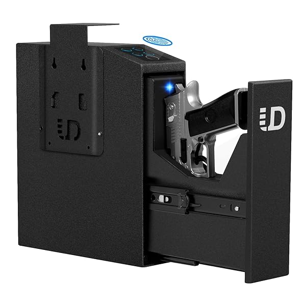 URBAN DECO BIOMETRIC GUN SAFE FOR HANDGUN WITH...