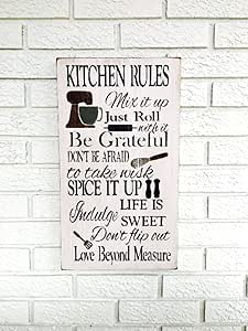 CELYCASY Reglas de Cocina, Regla de Cocina, decoración de Pared de