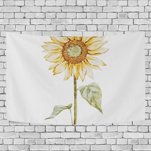 Zara Decor Tapiz De Pared Con Diseno De Girasol Para Colgar En La