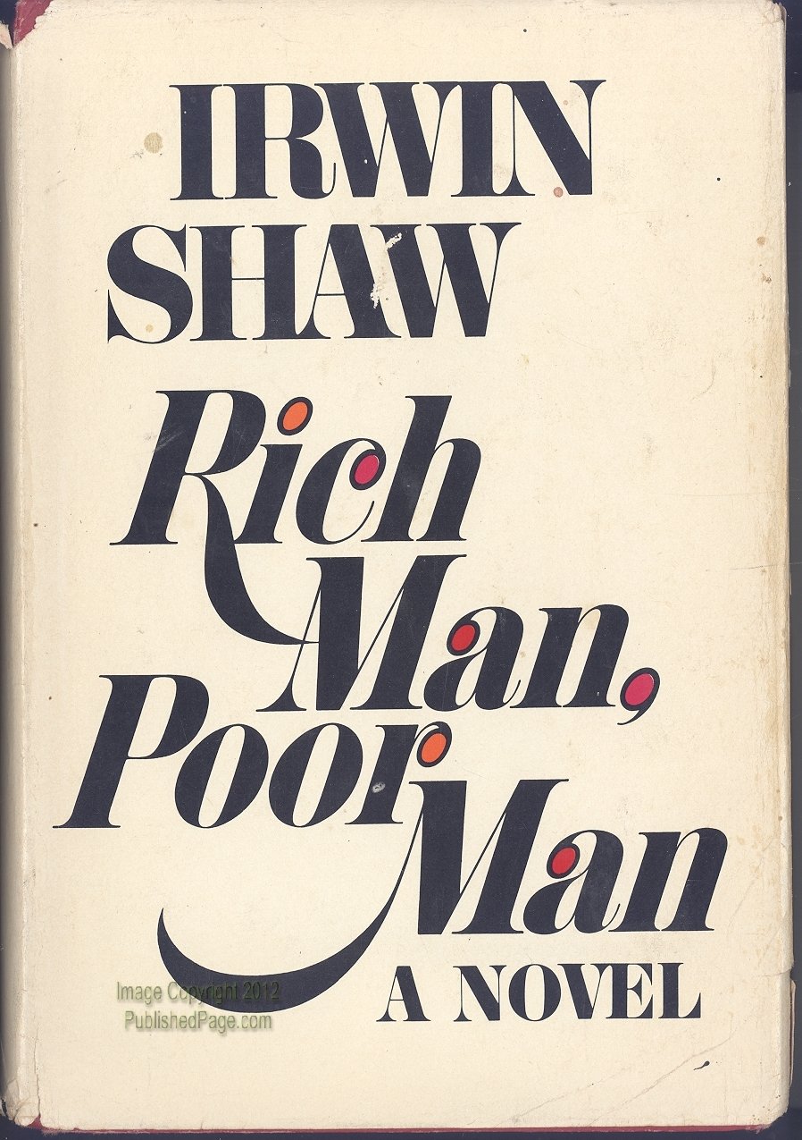 Rich Man Poor Man Shaw Irwin Amazon Com Books