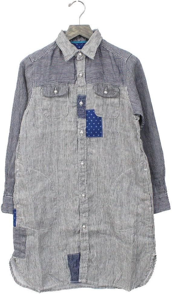 Amazon ジーンナッソーズ Jean Nassaus リネンヒッコリーsh Op オフ白 M オフ白 ワンピース チュニック 通販