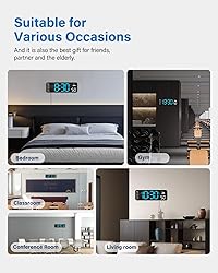 Digital Wall Clock, Digital Clock Large Display