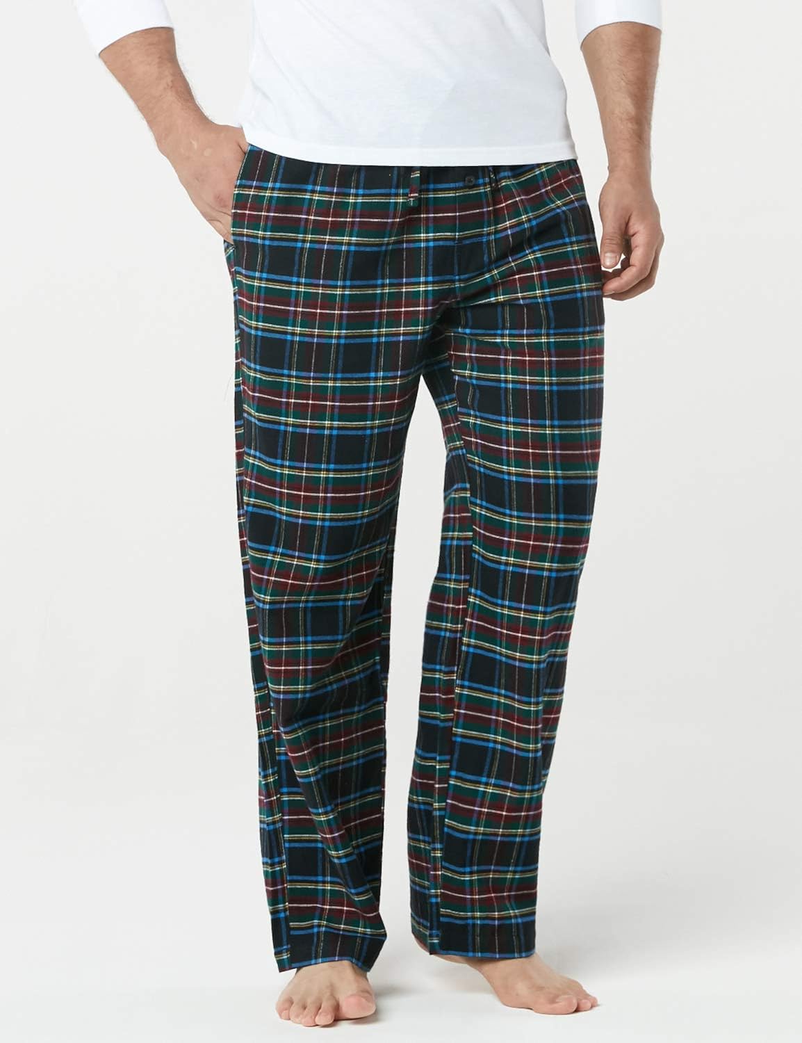 men's flannel pajama pants with pockets