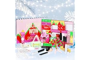 BONNIE CHOICE Makeup Advent Calendar 2025, 24 Days Christmas Gifts for Teenage Girls Women All in One Makeup Kit Surprise Gift Christmas Countdown Calendar Gifts with Eyeshadow Palette Lipstick Foundation Eyebrow