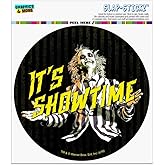 Beetlejuice It's Showtime Automotive Car Window Locker Circle Bumper Sticker