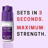 Nailene Ultra-Quick Nail Glue Clear 3g - Fast Bonding Nail Adhesive view 2