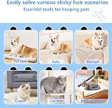 ACE2ACE Pet Hair Remover Reusable Lint Roller for Furniture Blue view 3