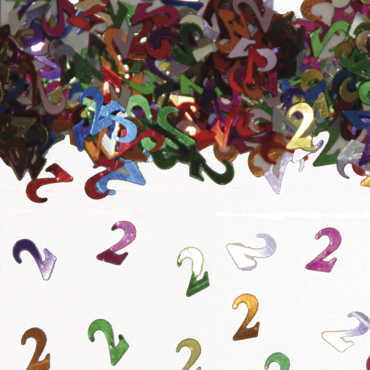 Folat - Party Confetti Number 2 - Multi colors