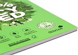 Silvine Premium A4 Recycled Refill Pad 120 Pages Ruled 8mm Feint Margin R101 view 2
