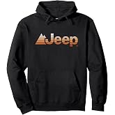 Jeep Hoodie With Mountain Sunset | Officially Licensed Jeep Pullover Hoodie