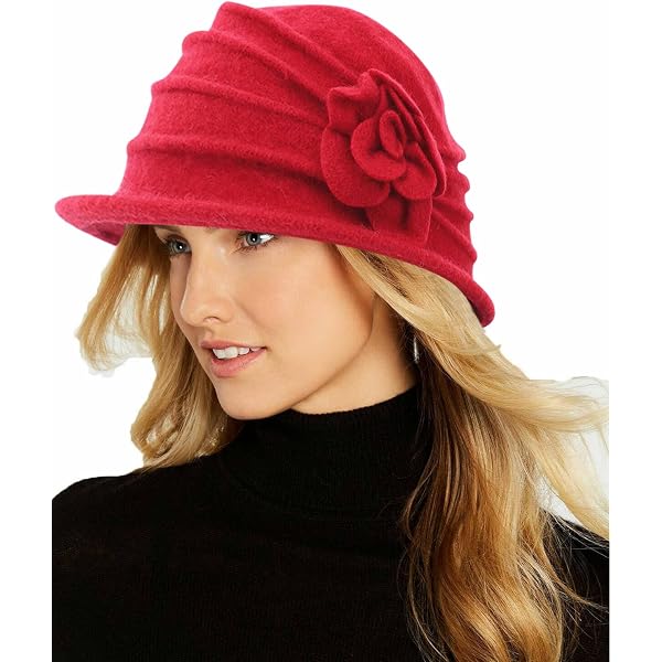 1920s Vintage Wool Cloche Fedora-Hat Church Fascinator Hat  display picture 1