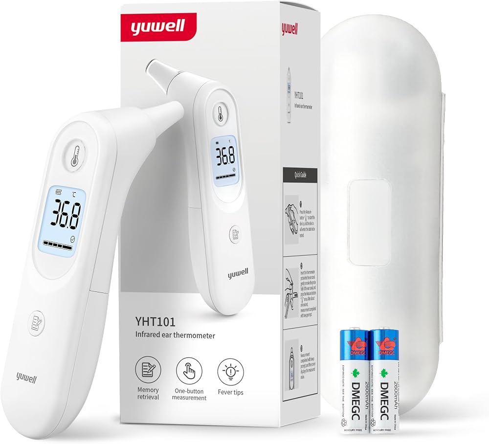yuwell YHT101 Ear Thermometer for Kids and Adults Digital Infrared